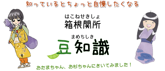 知っているとちょっと自慢したくなる 箱根関所 豆知識